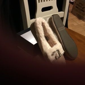 nautica size 10 mocs fleece lighned